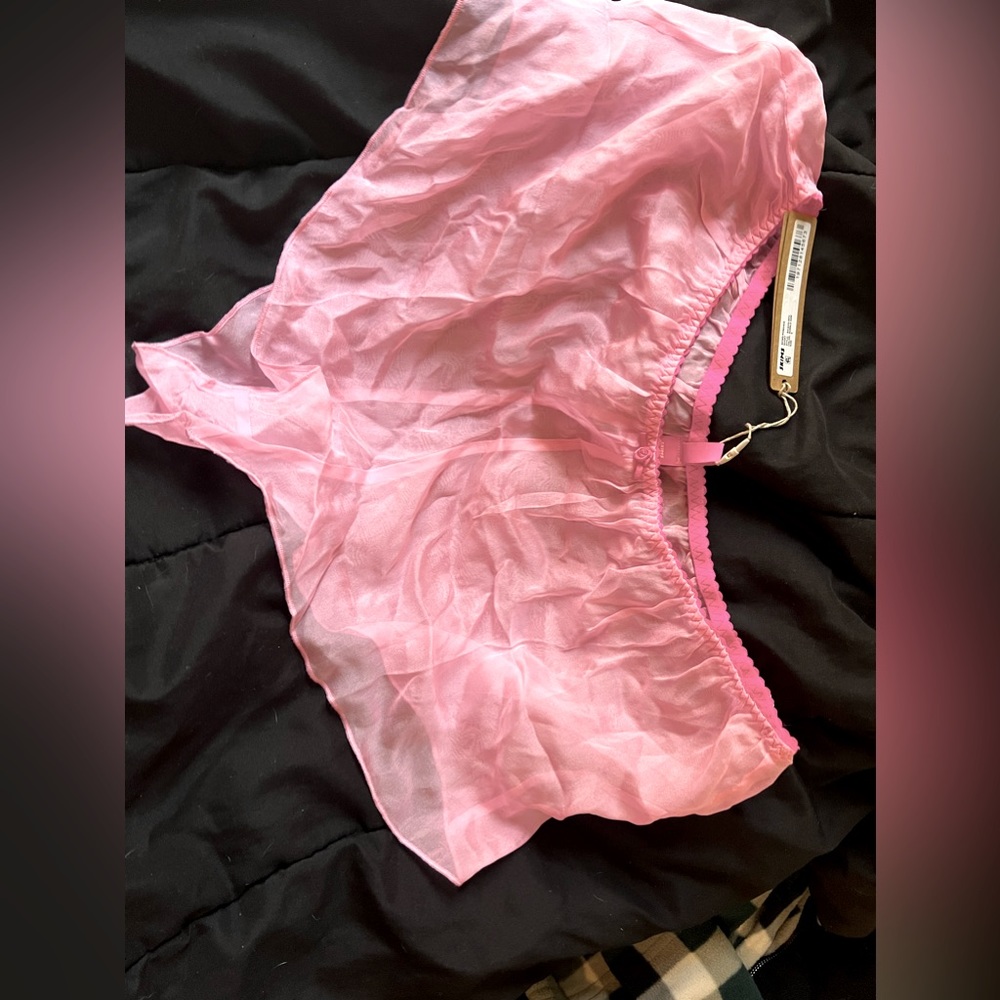 Mesh intimates skims sleepwear